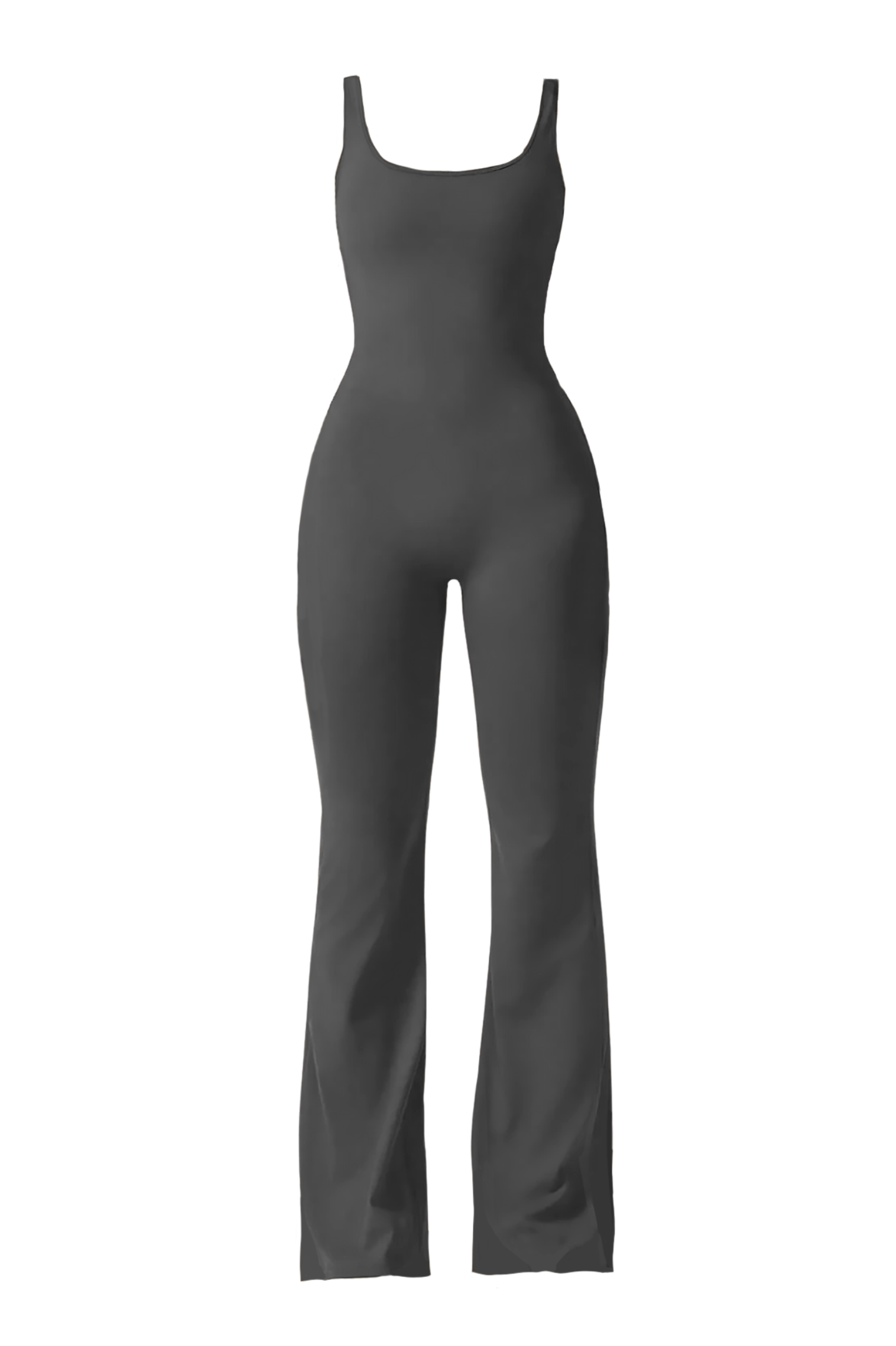 Noira Flared Jumpsuit - Gray